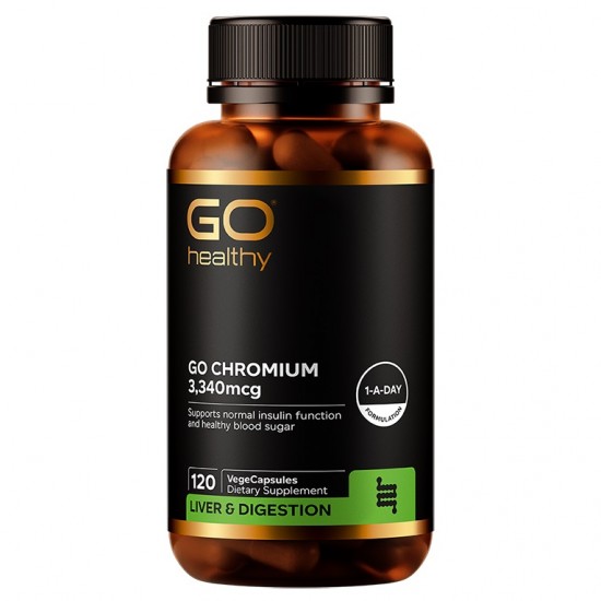 Go Healthy 高之源 血糖平衡片3340mcg 120粒 保质期2027.11
